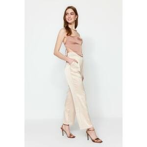 Trendyol Stone Carrot Fit Woven Trousers