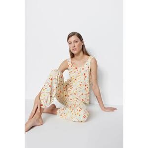 Trendyol Pajama Set - Mehrfarbig - Print