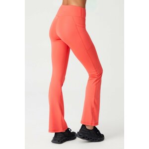 LOS OJOS Women's Coral High Waist Contouring Double Pocket Spanish Leg Leggings