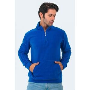Slazenger Solid Men's Sweatshirt Saxon Blue