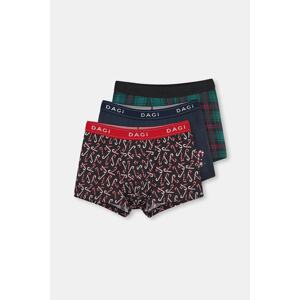 Dagi Boxer Shorts - Multicolor - 3 pcs