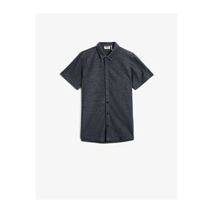 Koton T-Shirt - Dark blue - Regular fit