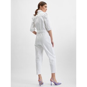 Orsay White Denim Overall - Women