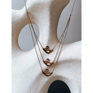 Necklace SWAN gold Dstreet