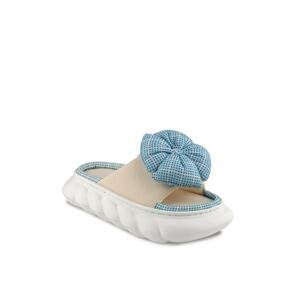 Esem Slippers - Beige - Flat