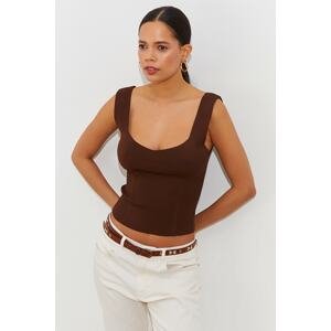 Cool & Sexy Camisole - Brown - Regular fit