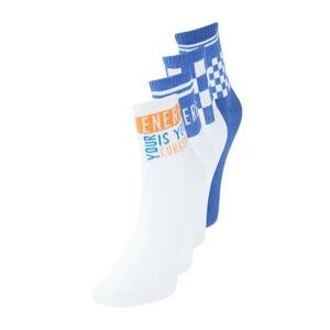 Trendyol Men's White Men's Cotton Geometric-Texture Pattern 4-Pack College Socks TMMNSS23CO00008