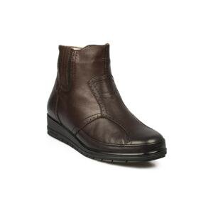 Forelli 25157 Women's Brown Bone Proboscis Special Leather Boots.