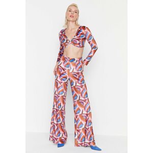 Trendyol Pants - Multicolor - Wide leg