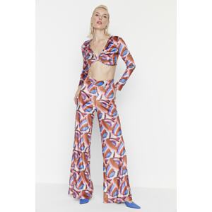 Trendyol Pants - Multicolor - Wide leg