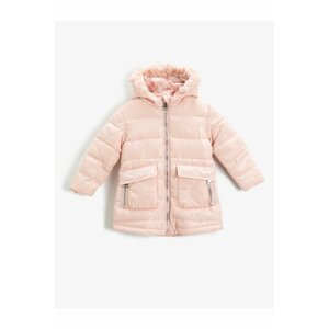 Koton Long Down Jacket With Plush Lined