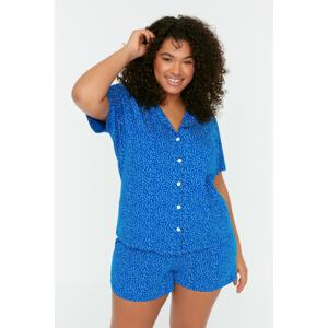 Trendyol Curve Saks Knitted Pajamas Set