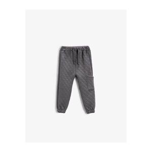 Koton Basic Quilted Jogger Sweatpants With Pocket