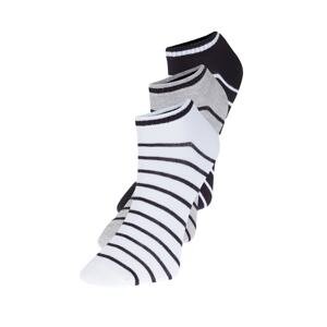 Trendyol Multicolor Men's Cotton Soft Striped Striped 3-Pack Booties Socks