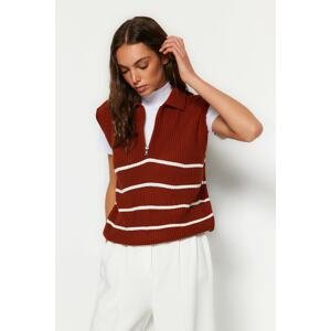 Trendyol Sweater Vest - Braun - Regular fit