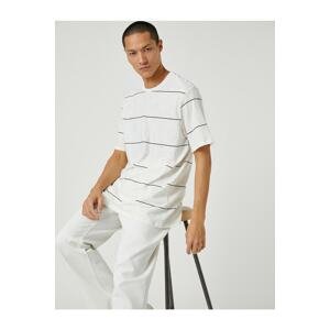 Koton T-Shirt - Weiß - Regular fit