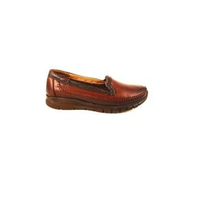 Forelli Genuine Leather Brown Women's Comfort Shoes 29423