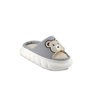 Esem Slippers - Beige - Flat