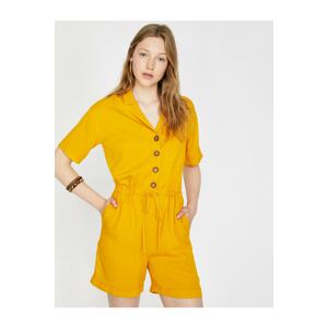 Koton Jumpsuit - Yellow - Regular fit