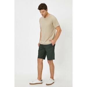 Koton Shorts - Green - Normal Waist