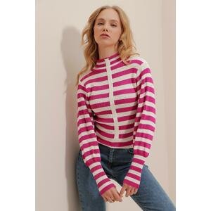Trend Alaçatı Stili Sweater - Rosa - Regular fit