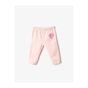Koton Sweatpants - Pink - Straight