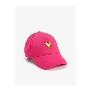 Koton Cap Hats with Heart Shape Adjustable Back Cotton