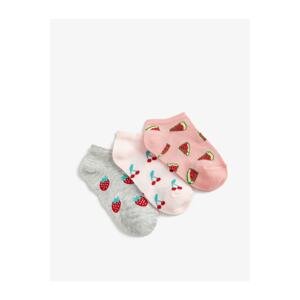 Koton Set of 3 Fruit Patterned Socks