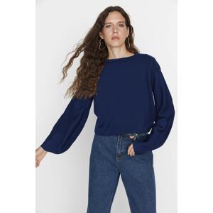 Trendyol Sweater - Dunkelblau - Regular fit