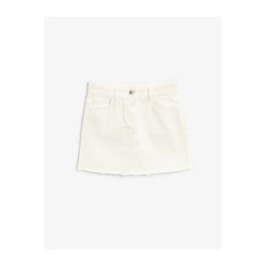 Koton Skirt - White - Mini