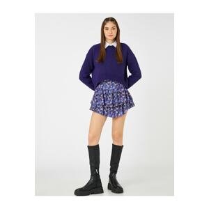 Koton Skirt - Purple - Mini