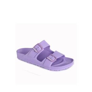 Esem Mules - Purple - Flat