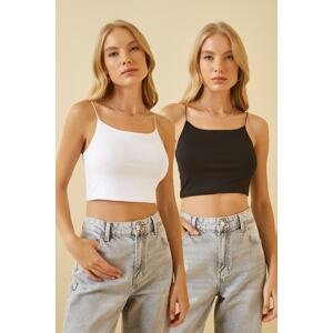 Happiness İstanbul Crop Top - Multicolor - Plain