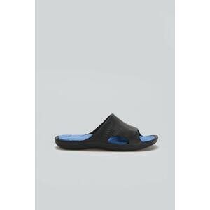 Dagi Black-blue Single Strap Slippers