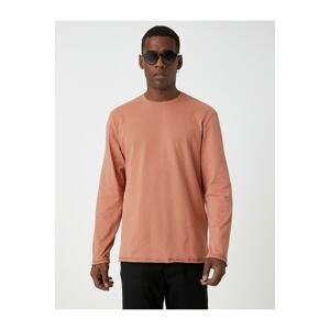 Koton Basic T-Shirt Long Sleeved Crew Neck