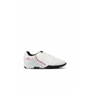 Slazenger Hino Astroturf Football Boys' Astroturf Field Shoes White / Black