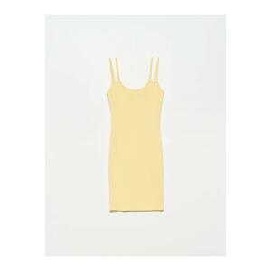 Dilvin Dress - Yellow - Bodycon