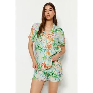 Trendyol Pajama Set - Multicolor - Floral