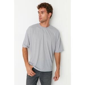 Trendyol T-Shirt - Gray - Oversize