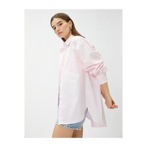 Koton Shirt - Pink - Oversize