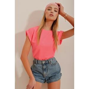 Trend Alaçatı Stili Blouse - Pink - Regular fit