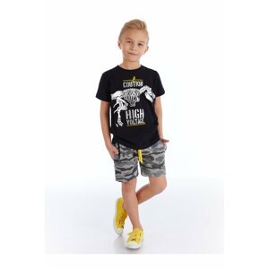 Mushi Attention Dino Boys Shorts Set