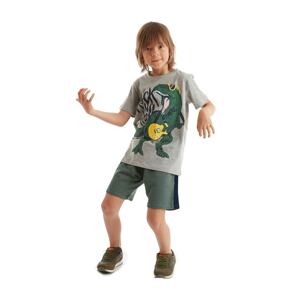 mshb&g Rock Dino Boy T-shirt Shorts Set