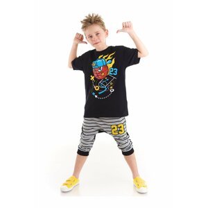 Mushi Basketball Boy T-shirt Capri Shorts Set