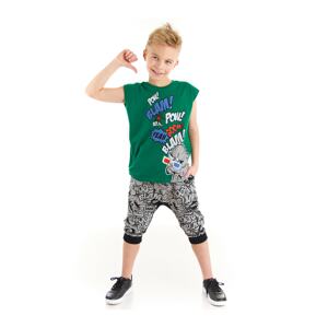 Mushi Comics Dino Boy T-shirt Capri Shorts Set
