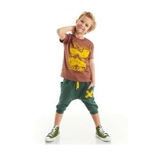 Denokids Cool Gang Boy's T-shirt Capri Shorts Set