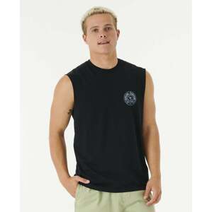 T-shirt Rip Curl STAPLER MUSCLE Black