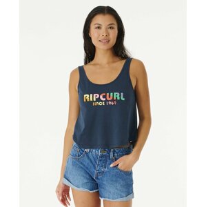 Tank top Rip Curl ICONS OF SURF PUMP FONT TANK Navy