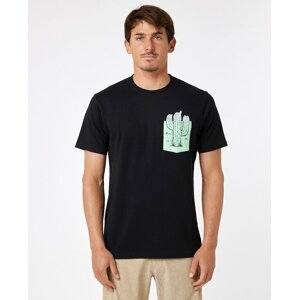 T-shirt Rip Curl INDA POCKET TEE Black