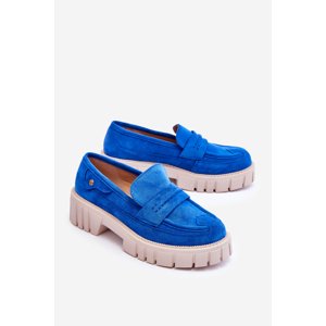 Women's Suede Slip-on Shoes Modre Fiorell